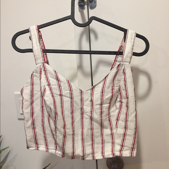 Forever 21 Tops - f21 striped crop top size medium Forever 21 Tops - f21 striped crop top size medium
